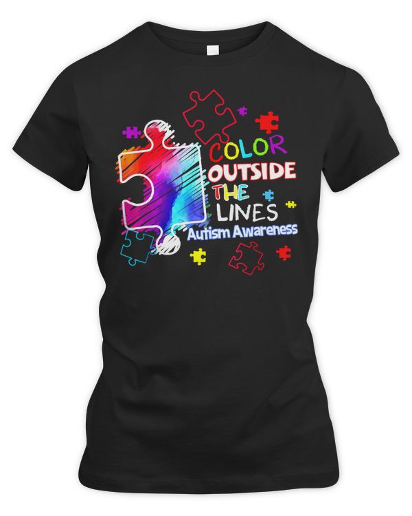 Autism Autistic AwarenessColour Outside puzzle Autism Awareness