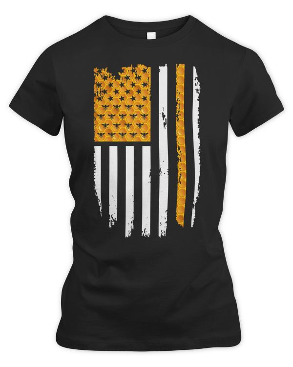 Bee Beekeeper American Flag Beekeeping Beekeeper Honey Bee 87 Hive Beekeeping