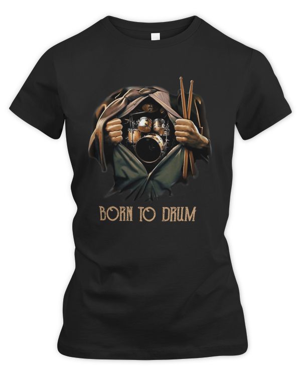 Drum Lover Born To Drum Drummer Drumming