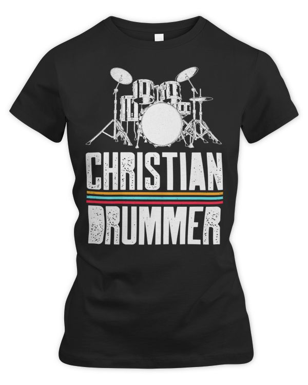 Drum Lover Christian Drummer Celebrate Church Worship Drum Player graphic 205 Drummer Drumming