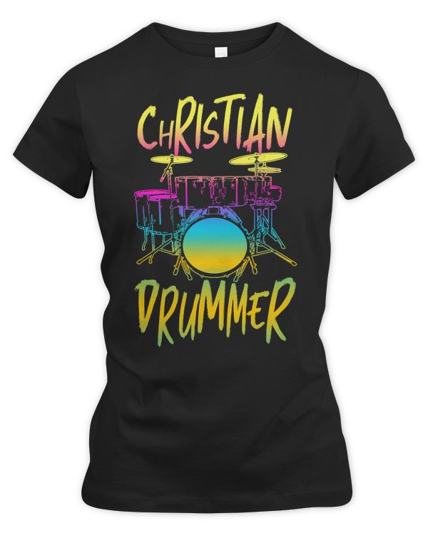 Drum Lover Christian Drummer Celebrates Church Worship Drum Player print 207 Drummer Drumming