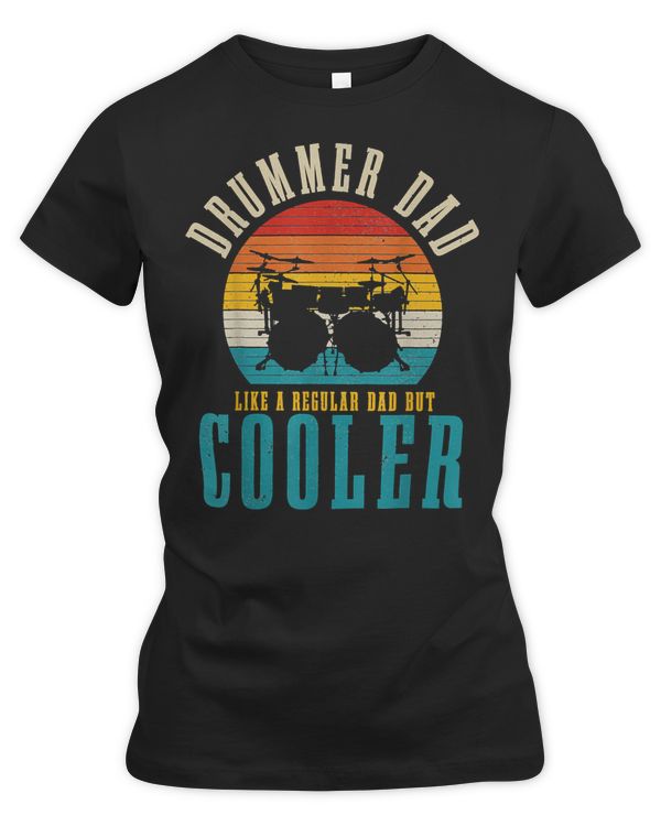 Drum Lover Dad Like A Regular Vintage Dad Fathers Day 273 Music Drum Lover Drummer Drumming