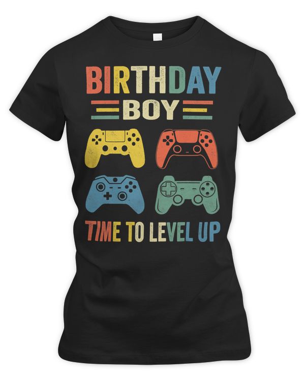 Game Gaming Birthday Boy Time to Level Up Video Game Birthday Boys 148 Gamer Loving Game