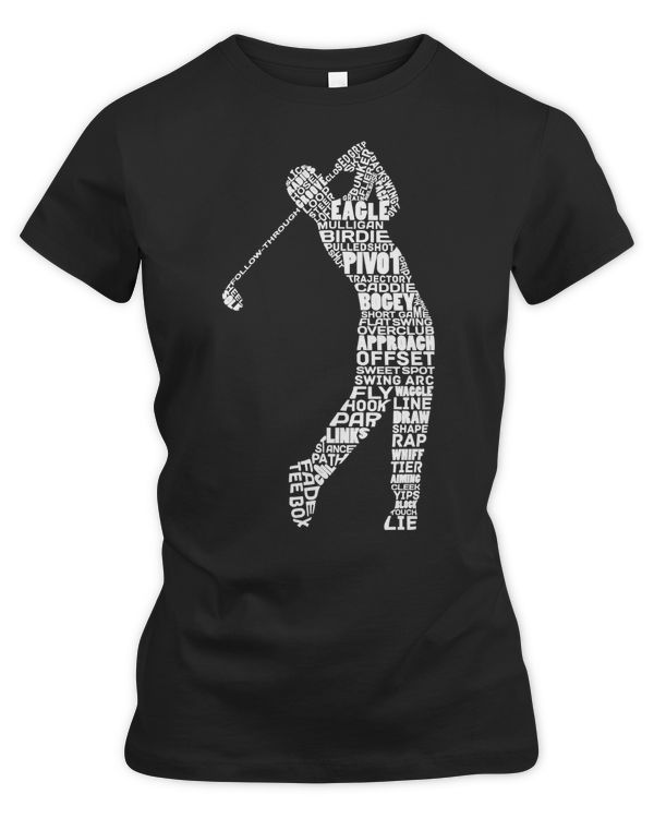 Golf Golfer Golfing Golfer Typographic Design 76 Golflife