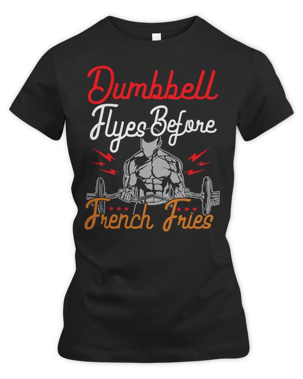 Gym Training Dumbbell Flyes Before French Fries Workout 506 Bodybuilding
