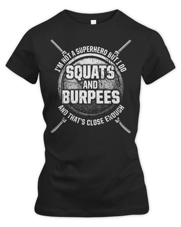 Gym Training Funny Workout Motivation Hero Squat Burpees Fitness graphic39 Bodybuilding