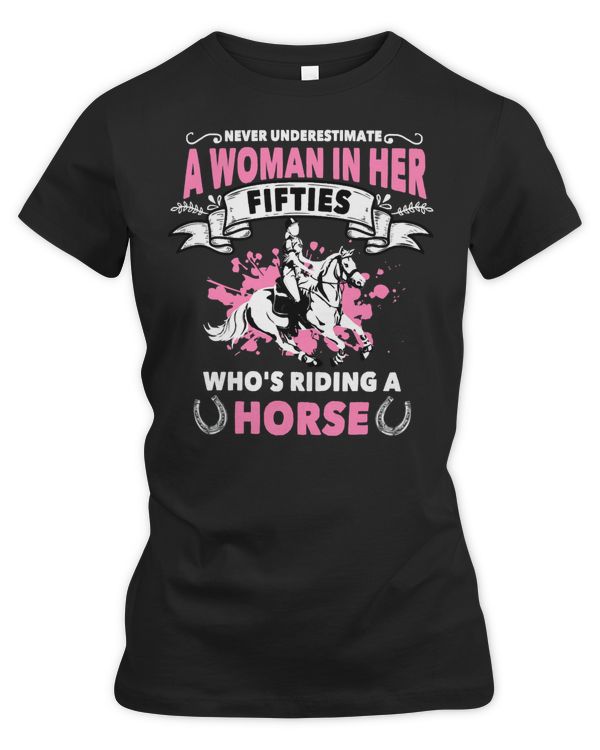 Horse Horses 50 Year Old Rider Woman Horse Rider