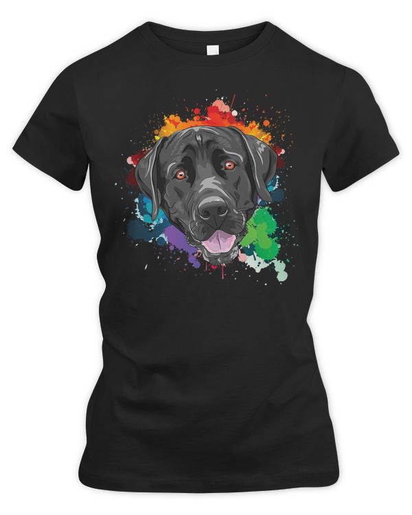 Labrador Retriever Lover Colorful Labrador Dog Head Golden Retriever Puppy Breed Pet 73 Retrievers Dog
