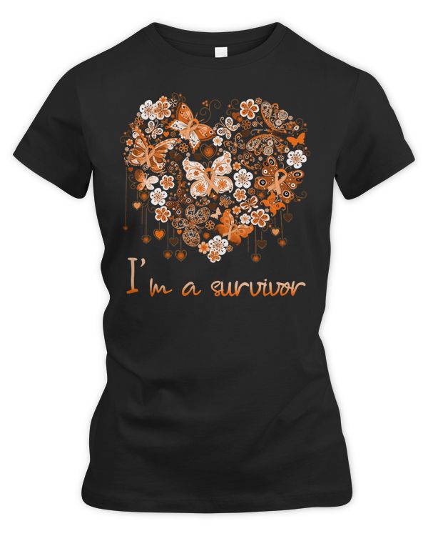 Multiple Sclerosis Awareness Iam A Survivor Multiple Sclerosis Awareness Orange Ribbon