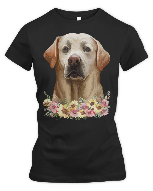 Labrador Retriever Lover Golden Labrador Retriever Women Girls Dog Floral 9 Retrievers Dog
