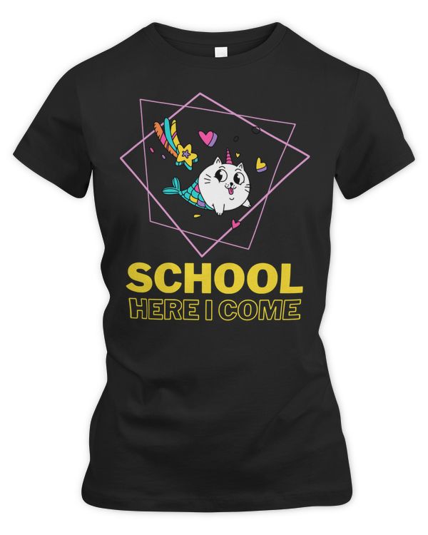 Mermaid Sea Life Cats Mermaid Unicorn Comes To School Ocean Lover