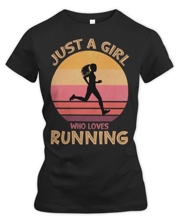 Runner Run Runner Fitness Just A Girl Who Loves Funny Vintagefor Women 29 Run Running