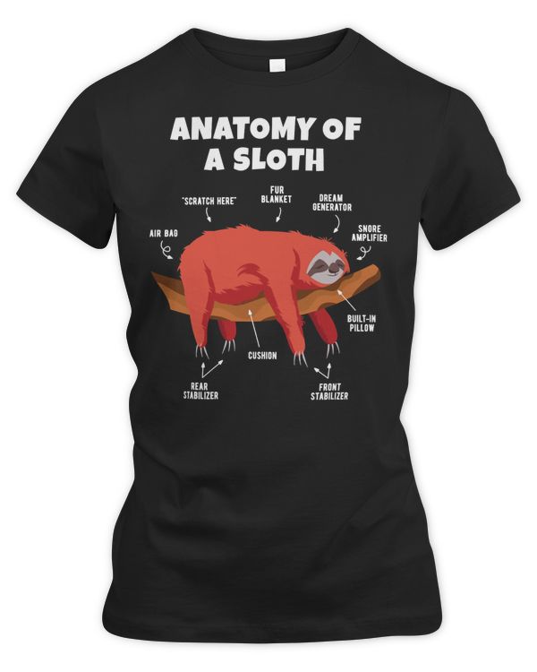 Sloth Lover Sloths Anatomy of a Sloth167 Loves Sloths