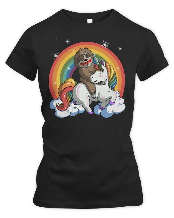 Sloth Lover Sloths Gift for Sloth Lovers Sloth Riding Unicorn Loves Sloths