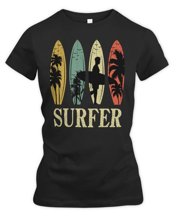 Surfer Surfing Lover Crazy Surfer Retro Vintage Surfing For Surfers 106