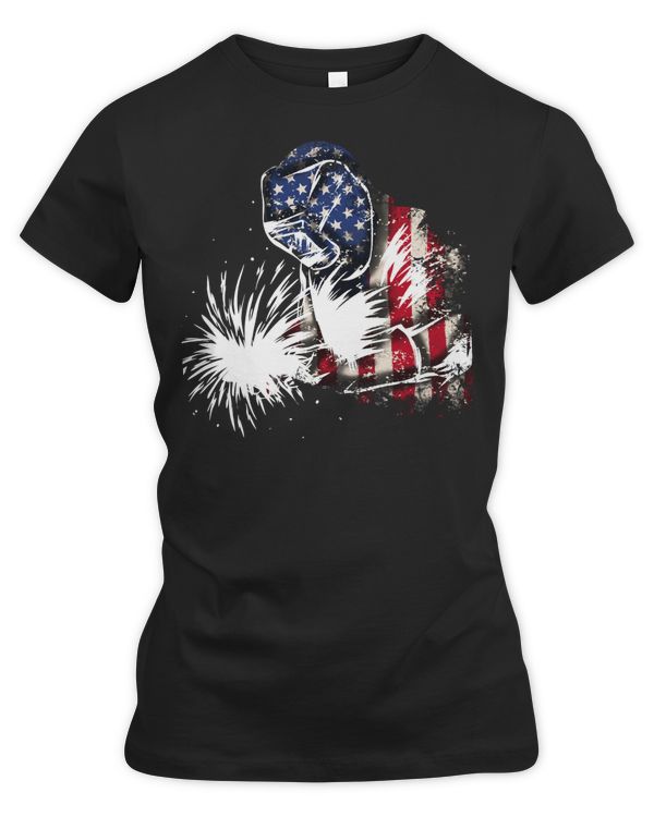 Welder Job Welding flag welding apparel for patriot welder 187