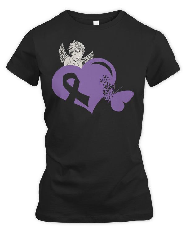 Dementia Mental Health Awareness Support Angel Purple Butterfly Alzheimers Disease Awareness