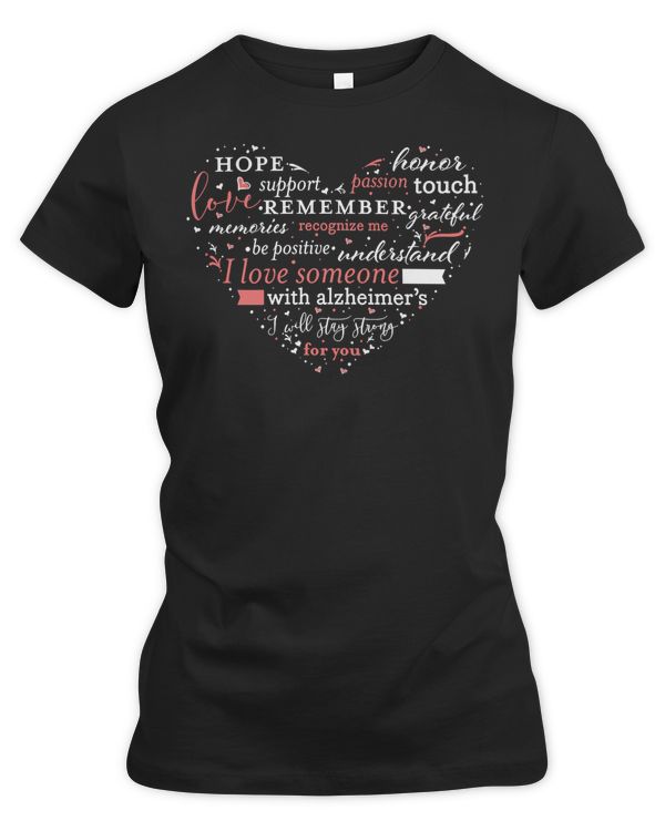 For The Daughter Of A Dementia Patient Tee 101 Alzheimers Disease Awareness