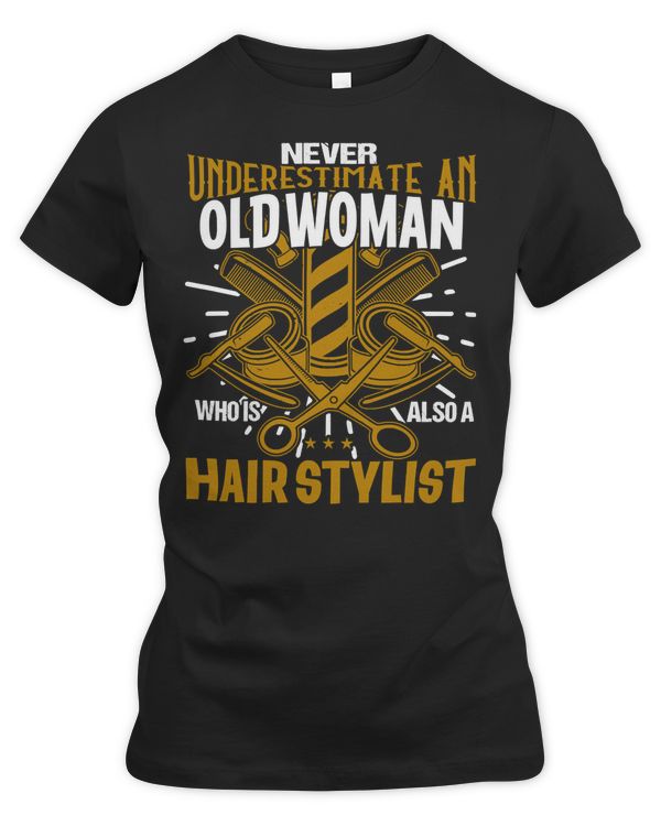 An Old Woman Who Is Also A Hair Stylist 75 Barber