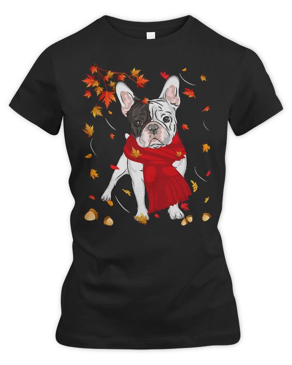 French Bulldog Dog Cute French BullAutumn Thanksgiving 58 paw