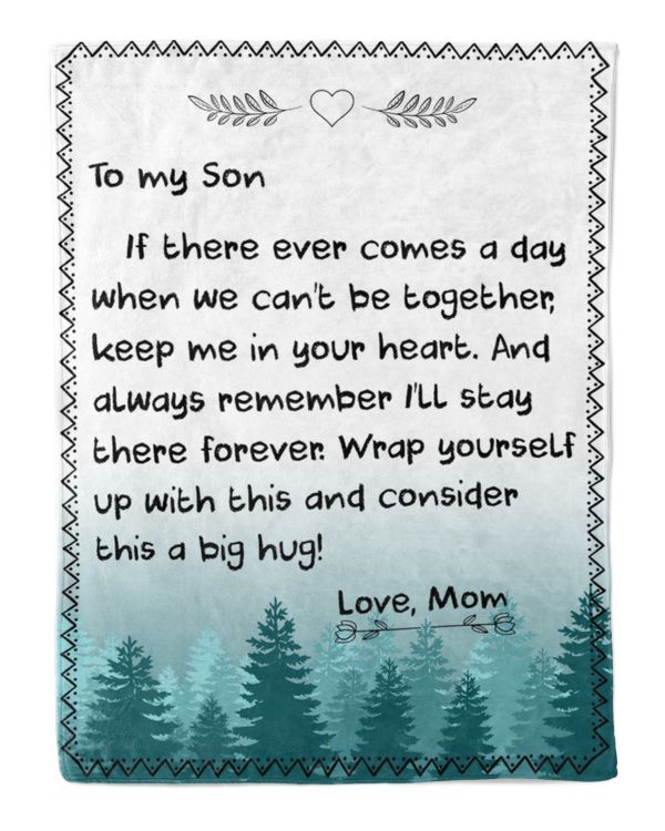 To My Son From Mom Blanket