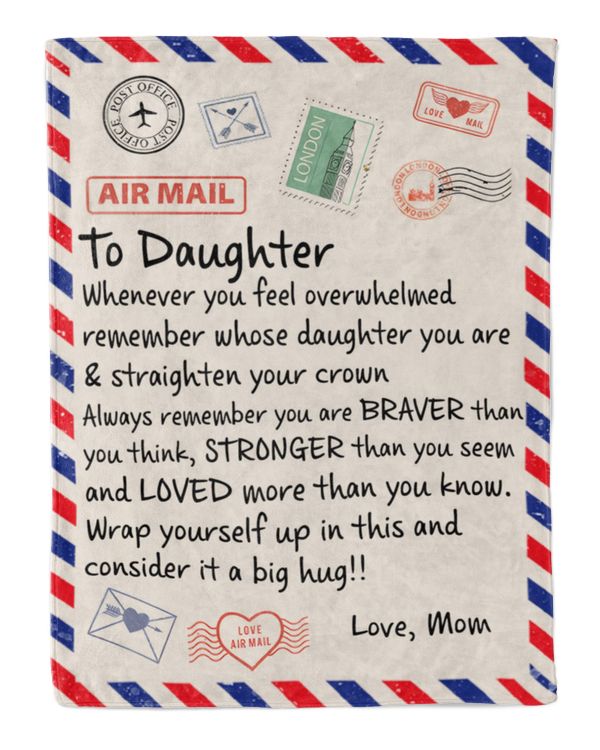 ETBK48 To Daughter From Mom Blanket