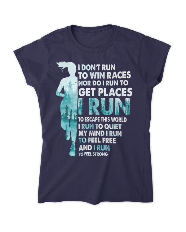 I don't run to win races
