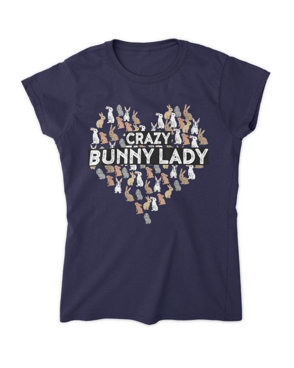 Crazy Bunny Lady Tees
