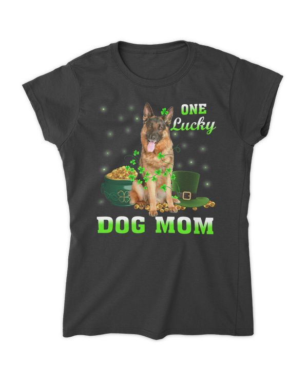 German shepherd one lucky dog mom