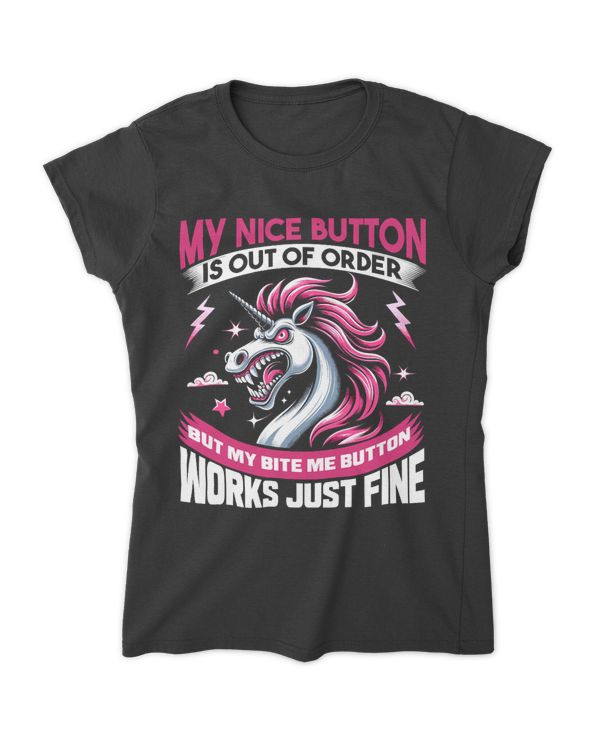 Unicorn's Nice Button Broken, Bite Me Activated
