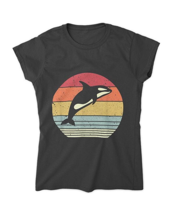 Orca Shirt Retro Style T-shirt