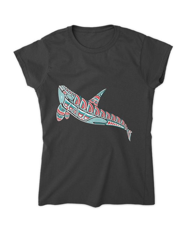 Orca Whale Native American Indian Pacific Northwest T-shirt