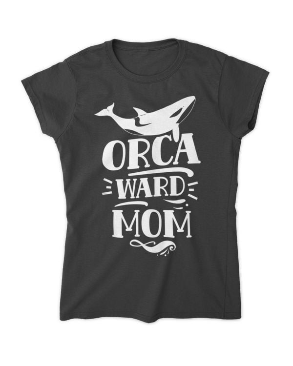Orcaward Mom Humor Awkward Orca Orcas Mother Mommy Mama Tank Top