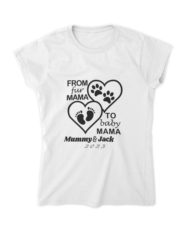 Custom name Tshirt-First Time Mom 2023 Tshirt | treasurelife.store