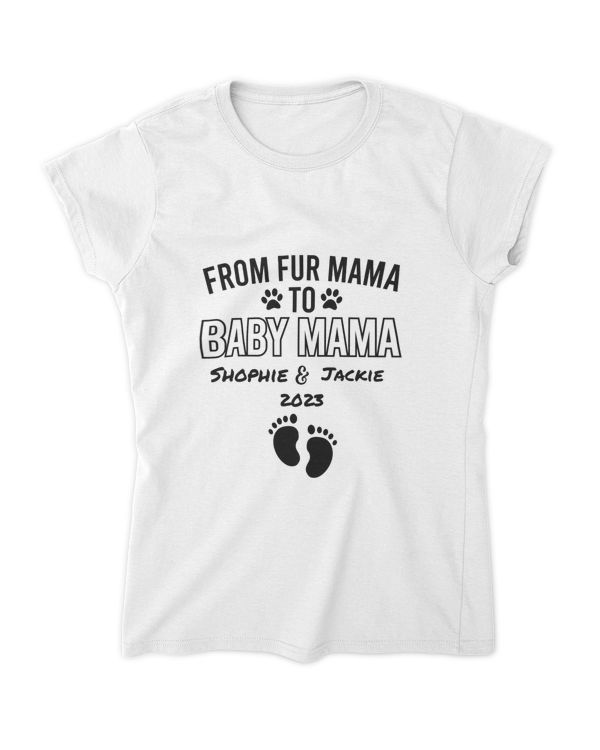 Custom name and Custom year Tshirt, gift for First time Mom Tshirt, First Mother's Day Tshirt | treasurelife.store