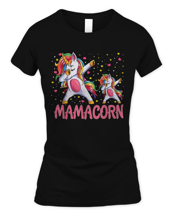 mamacorn unicorn mom baby funny mother's day for women T-Shirt