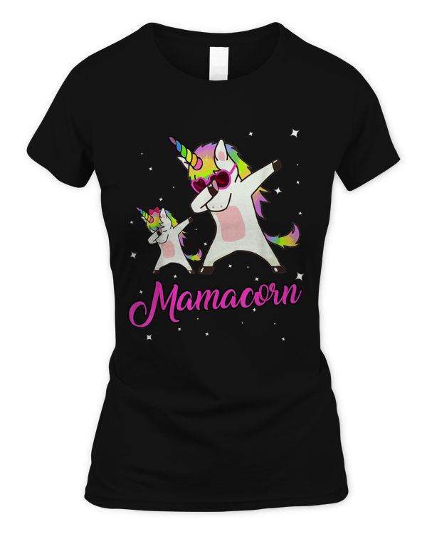 Mamacorn Unicorn Mom Mother's Day Mommy of the Unicorn Girl T-Shirt