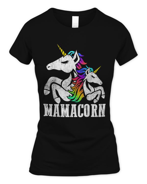 Mamacorn Unicorn Shirts for Women Mothers Day Gift T-Shirt