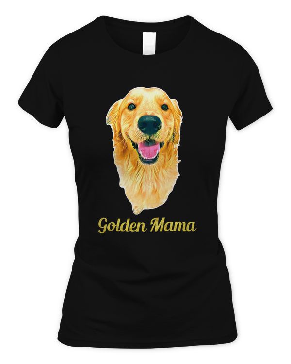 Golden Mama Adorable Golden Retriever Dog  Classic T-Shirt