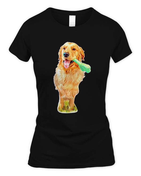 Adorable Golden Retriever Dog Named Miso Classic T-Shirt