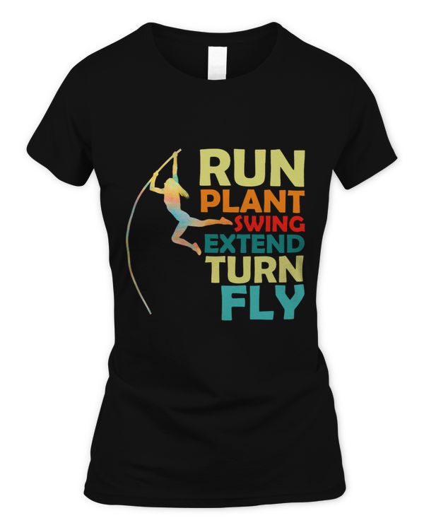 Run Plant Swing Extend Turn Fly 2Pole Vaulting
