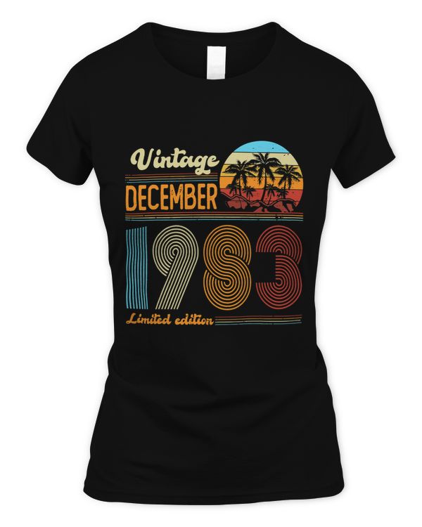 Vintage 40th Birthday Gifts Women Men Born In December 1983