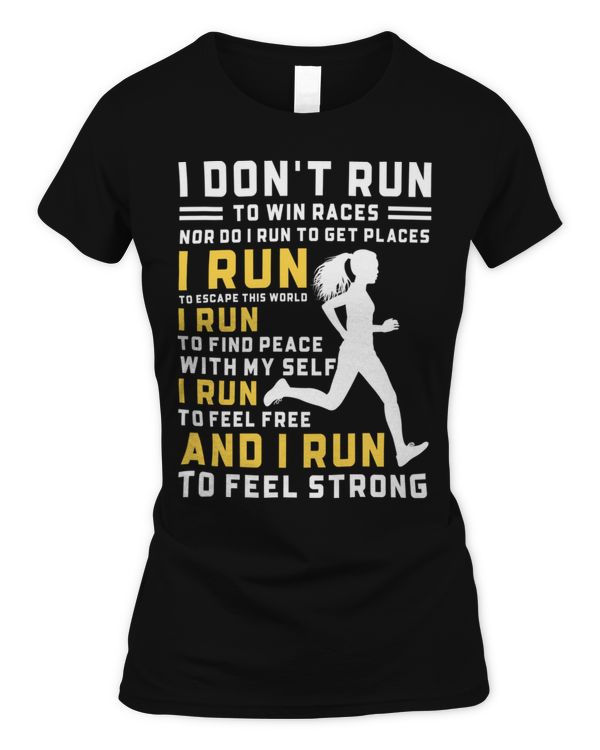 I don't run to win races