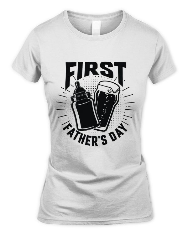 First Fathers Day Beer Baby Bottle Dad
