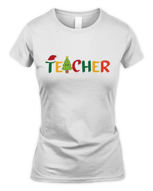 Teacher Christmas Cute X-Mas Pajama T-Shirt