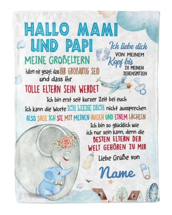 Hallo mama und papa