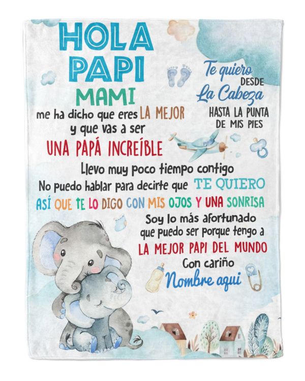 Hola Papi Mami me ha dicho que eres la mejor y que vas a ser una mamá increíble.