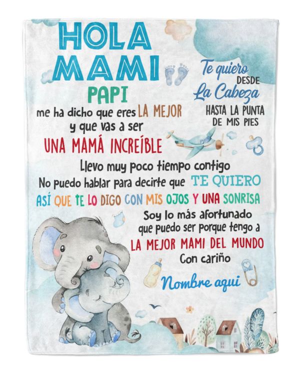 Hola Mami Papi me ha dicho que eres la mejor y que vas a ser una mamá increíble.