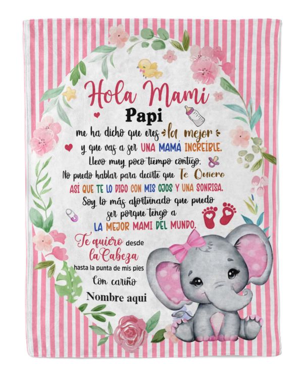 Hola mami Papi me ha dicho que eres la mejor y que vas a ser una mamá increíble.