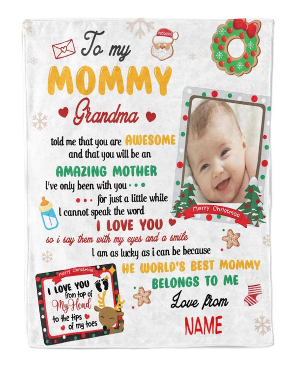 Hi mommy Grandma told me that you are awesome and that you will be an amazing mother